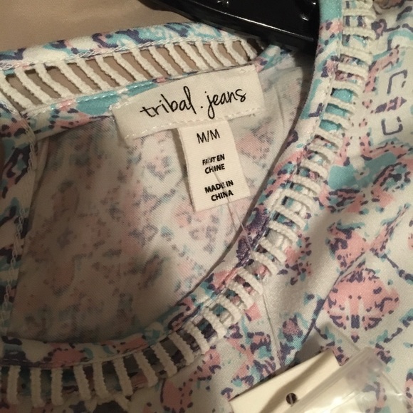 Tribal Jeans - ‘Pink Dew’ top - Picture 3 of 5